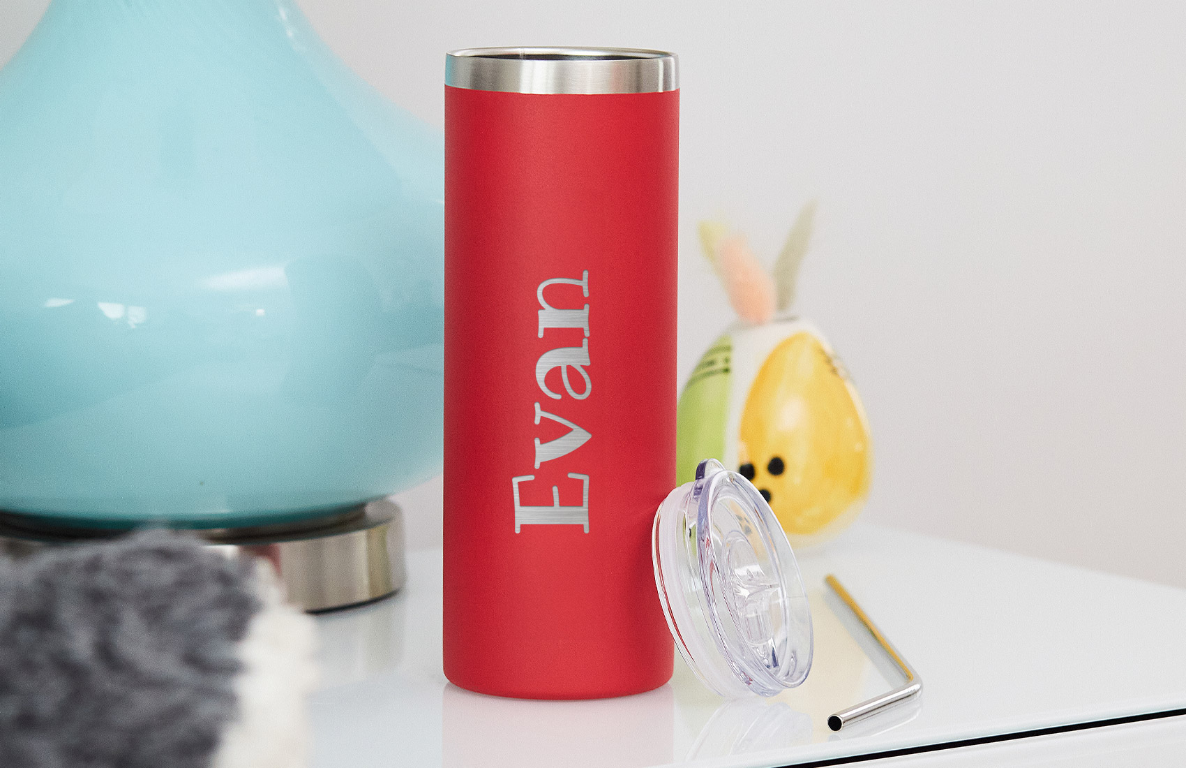 600ml Red Personalized Tumbler