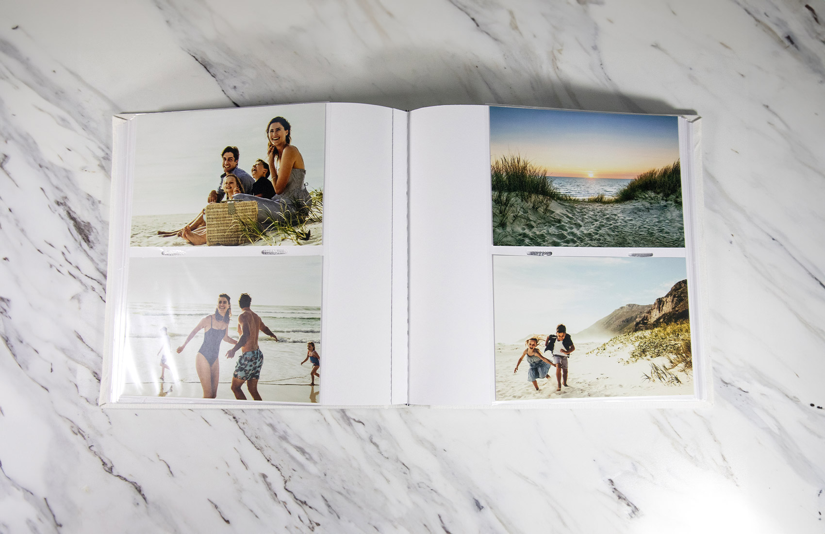 4x6 Teal Linen Photo Album