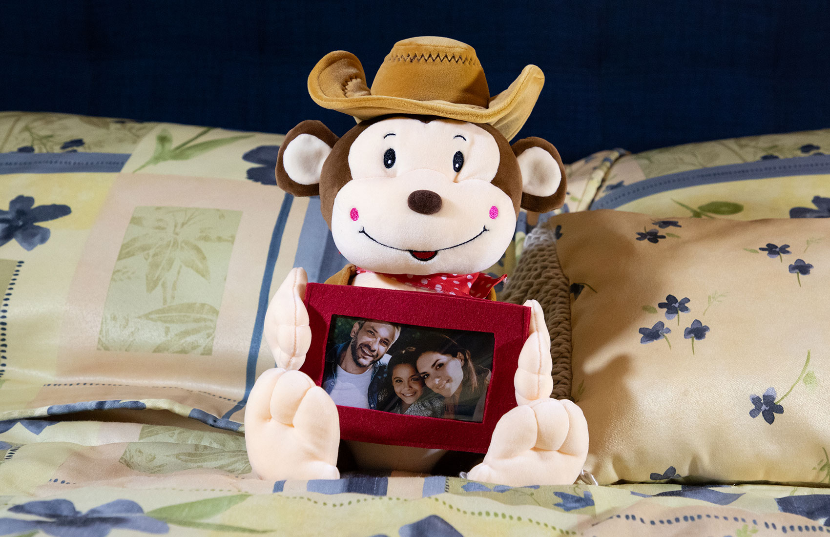 Plush Cowboy Monkey