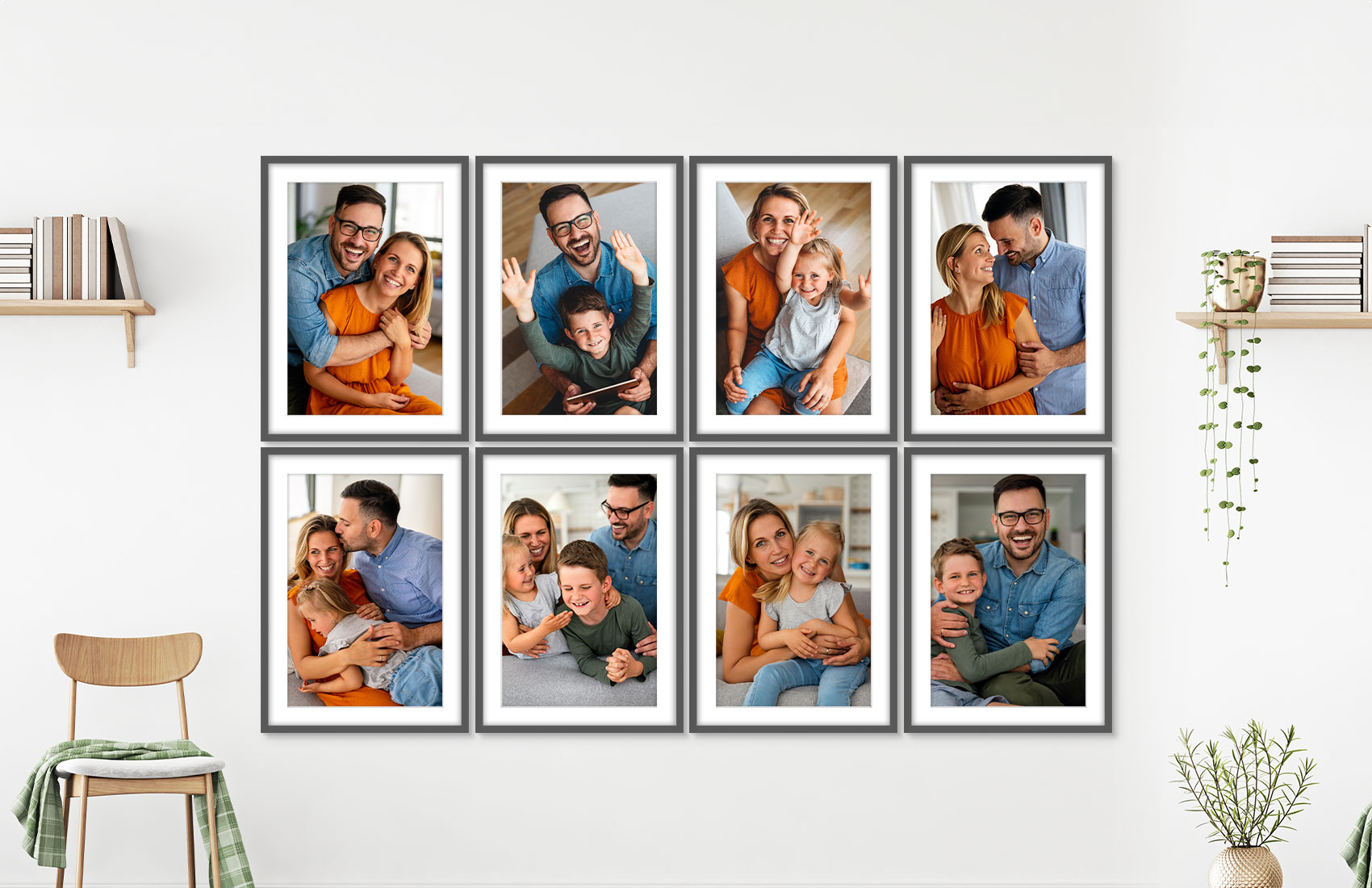 20x30 Grey - Set of 8