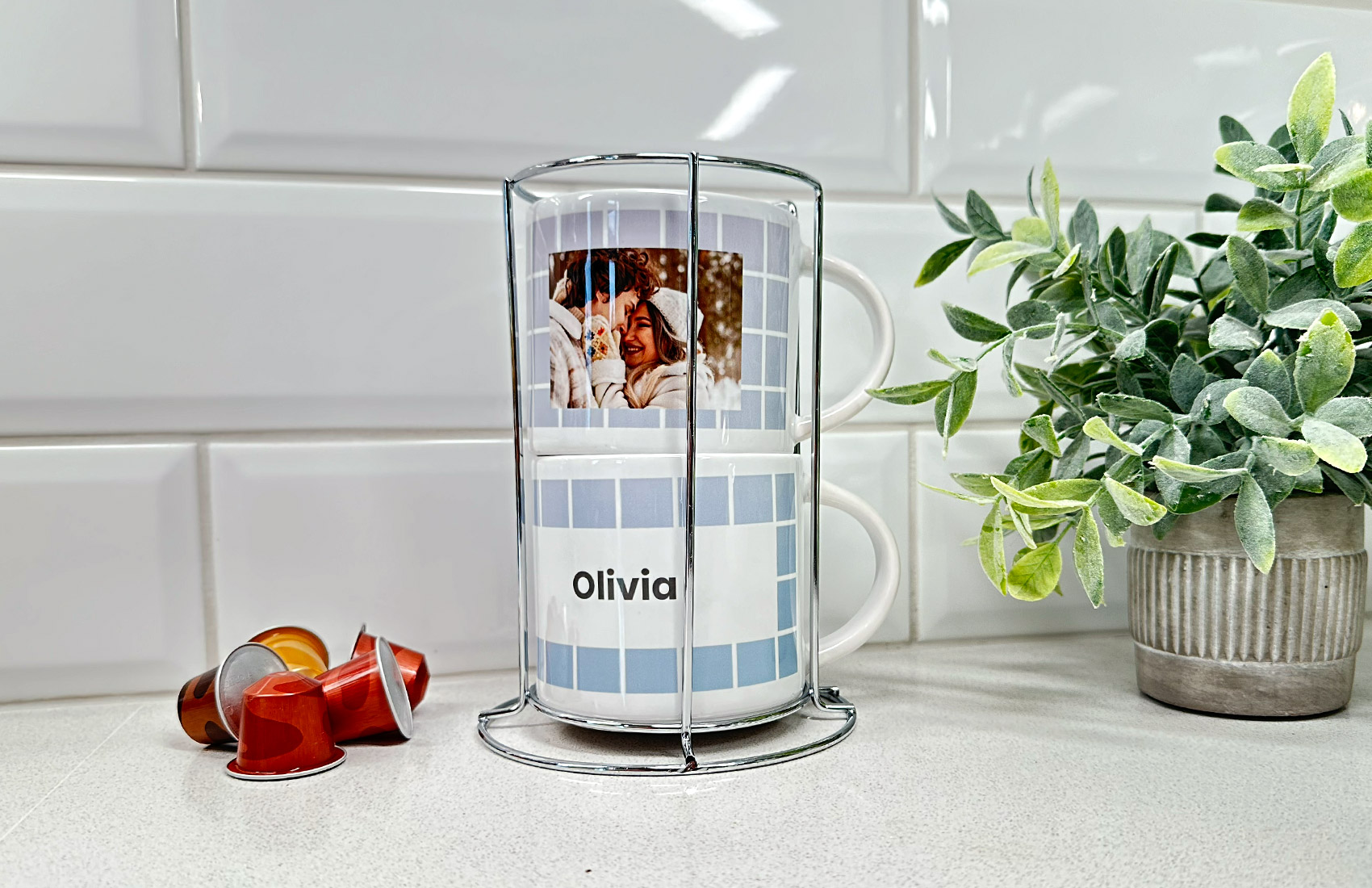 14oz. Stackable Mugs - Set of 2