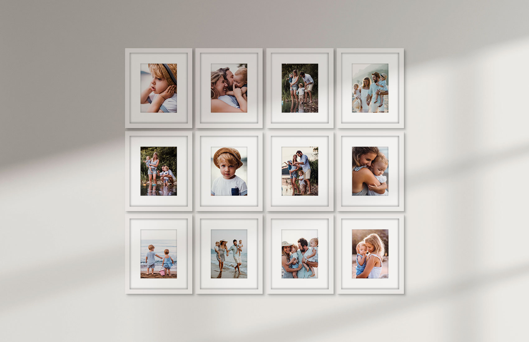 8x10 White - Set of 12