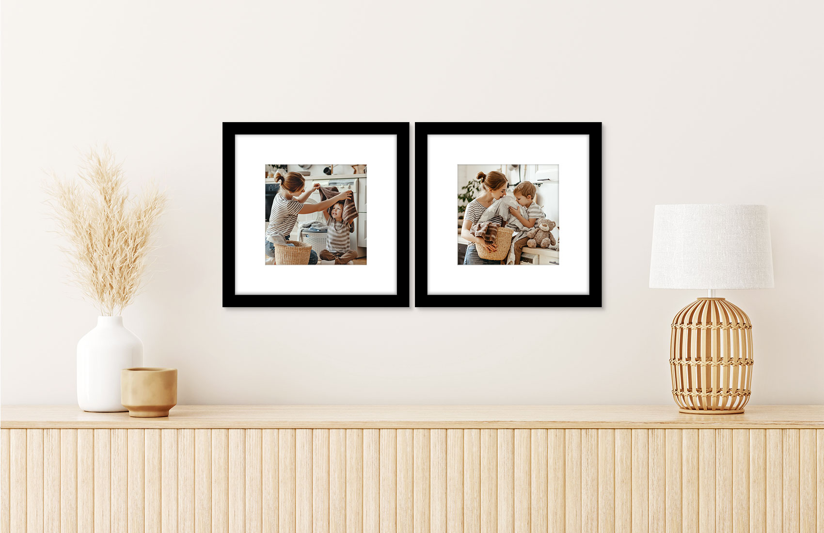 12x12 Black - Set of 2