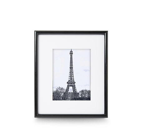 6x8 Thin Black Frame