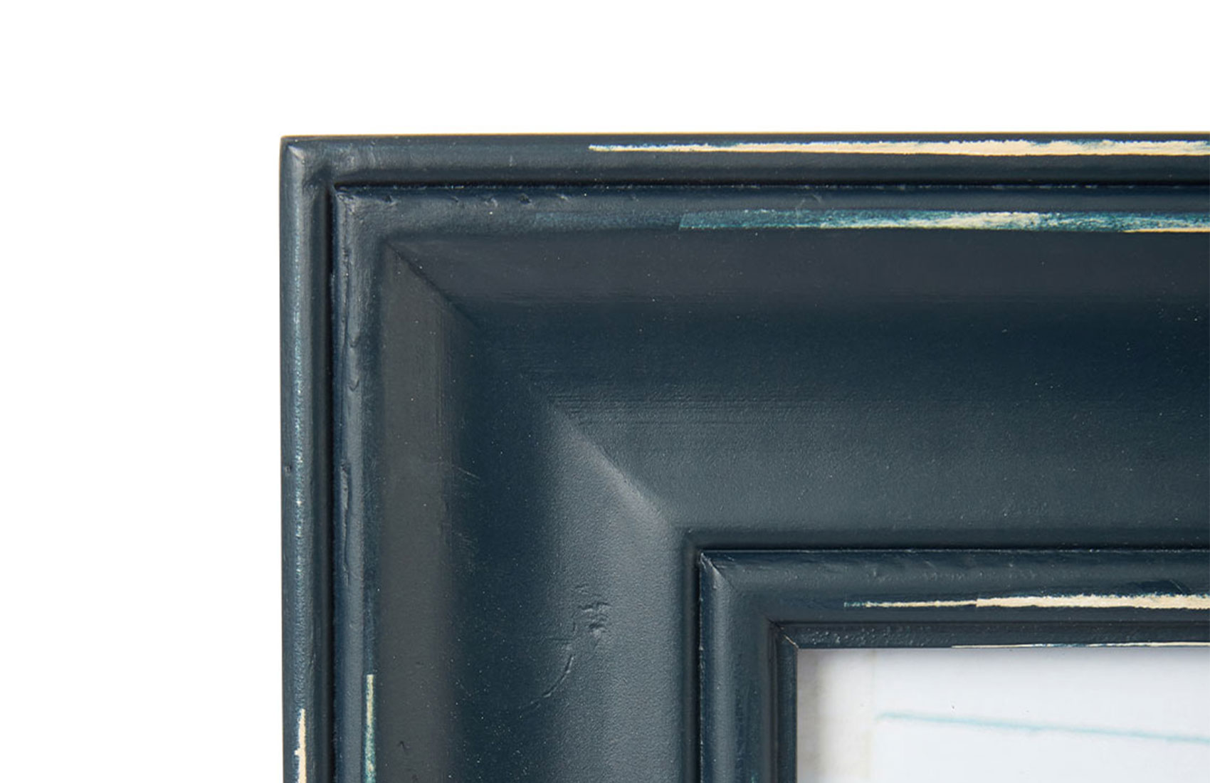 4x6 Blue Distressed Frame