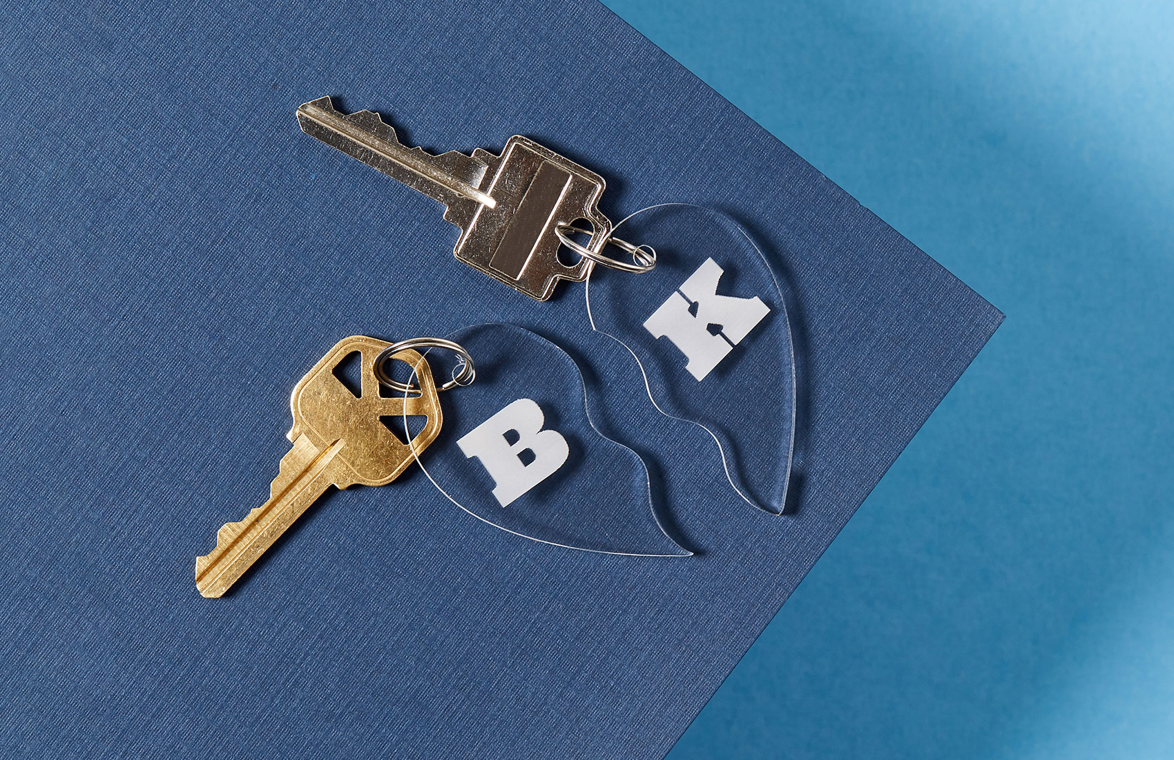 Piece Of My Heart Keychain - Clear