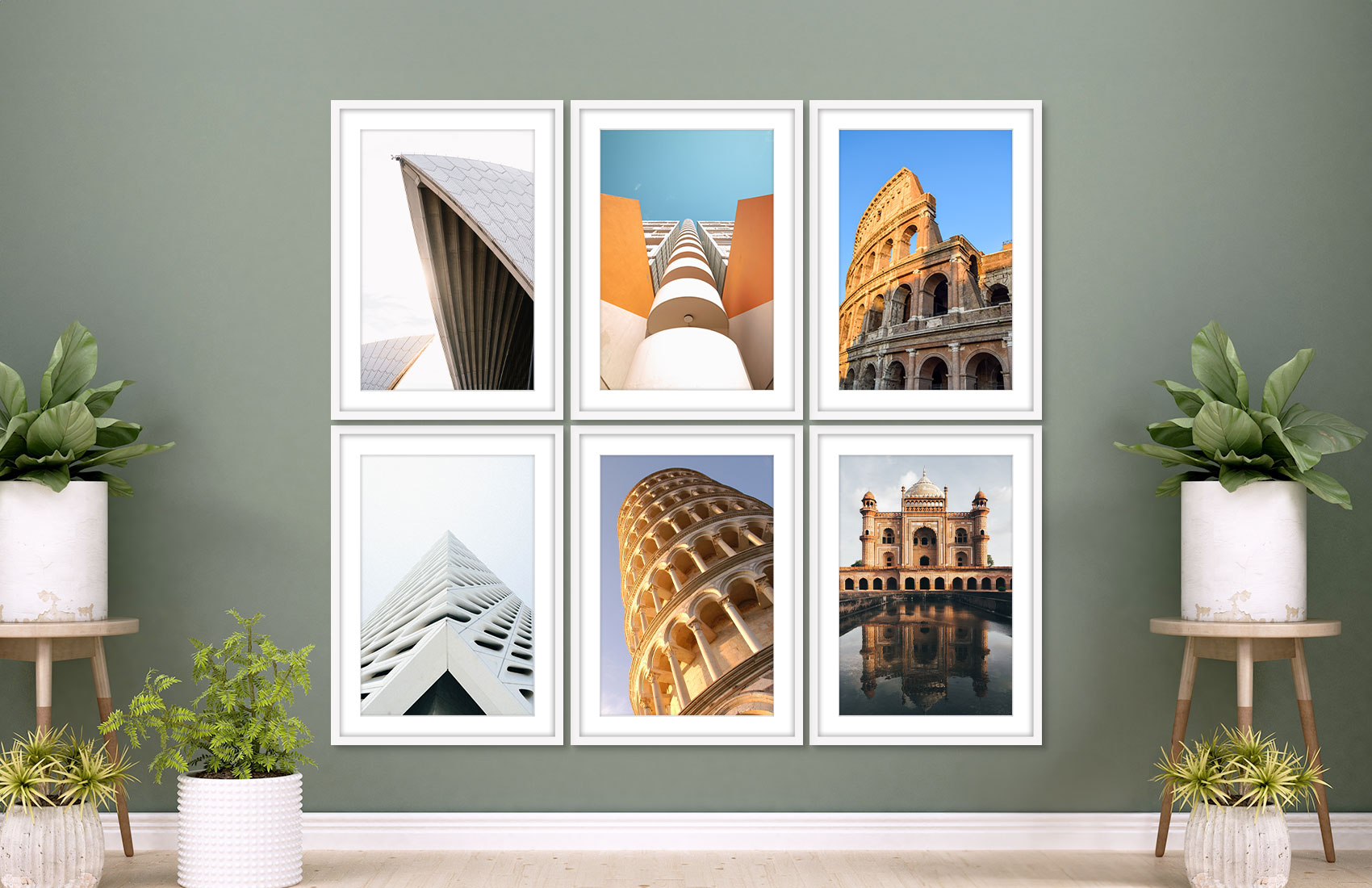 20x30 White - Set of 6