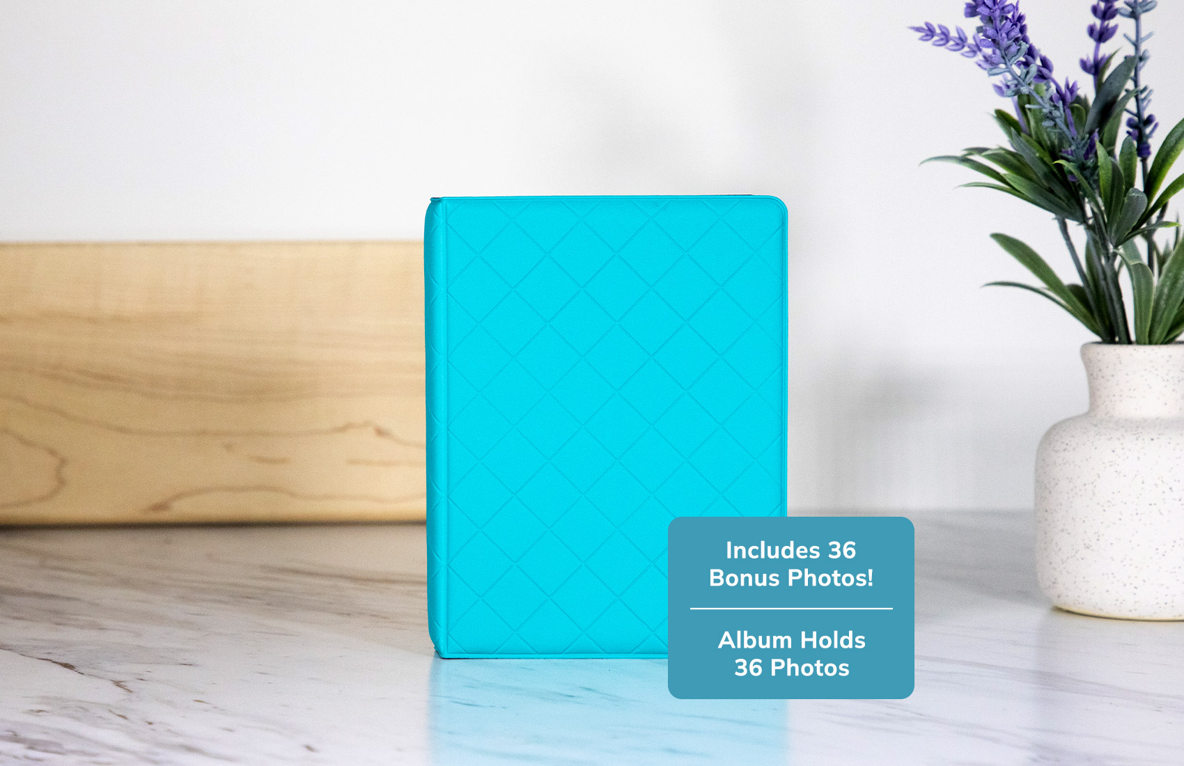 4x6 Teal Diamond Photo Album