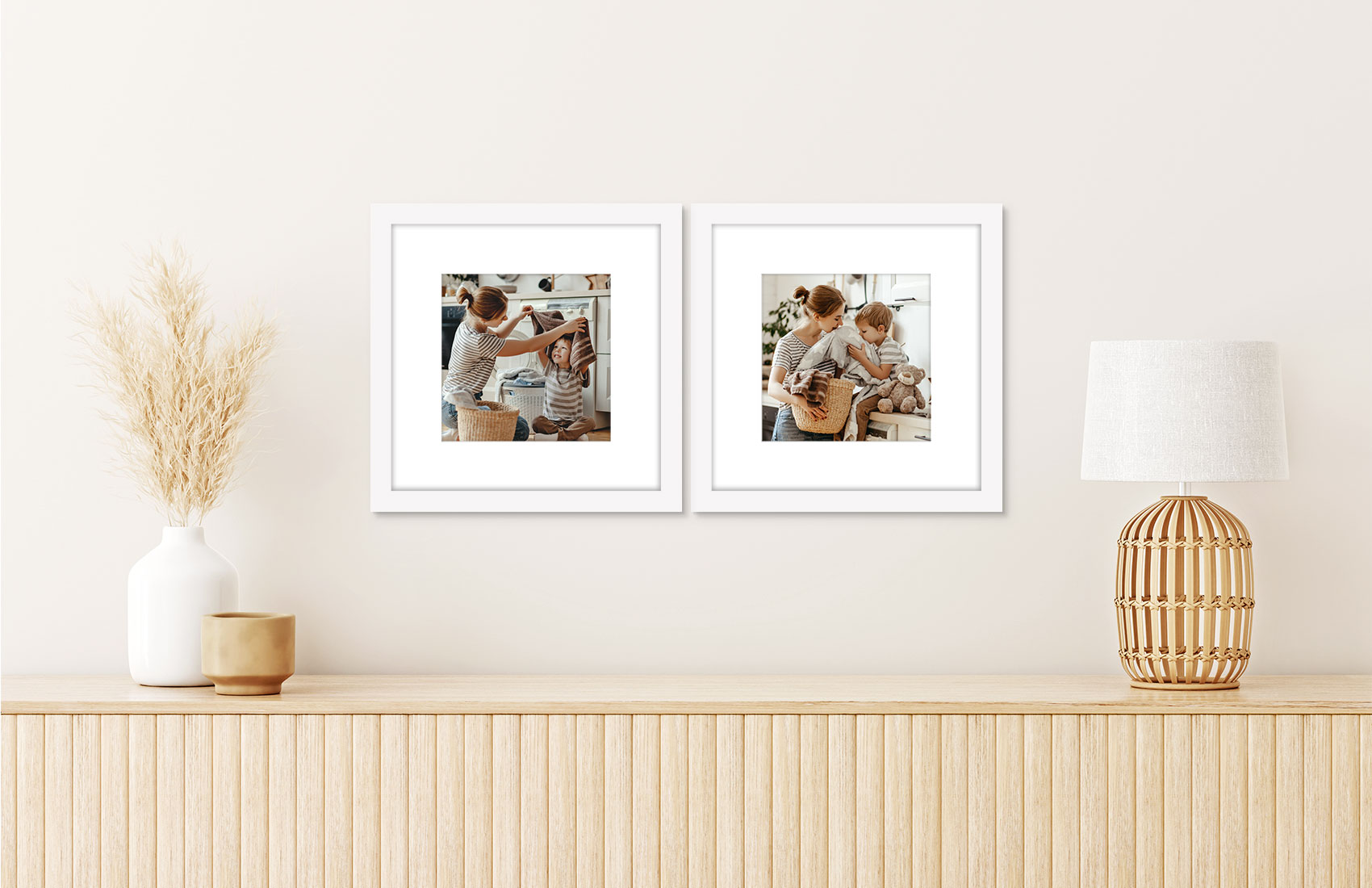 12x12 White - Set of 2