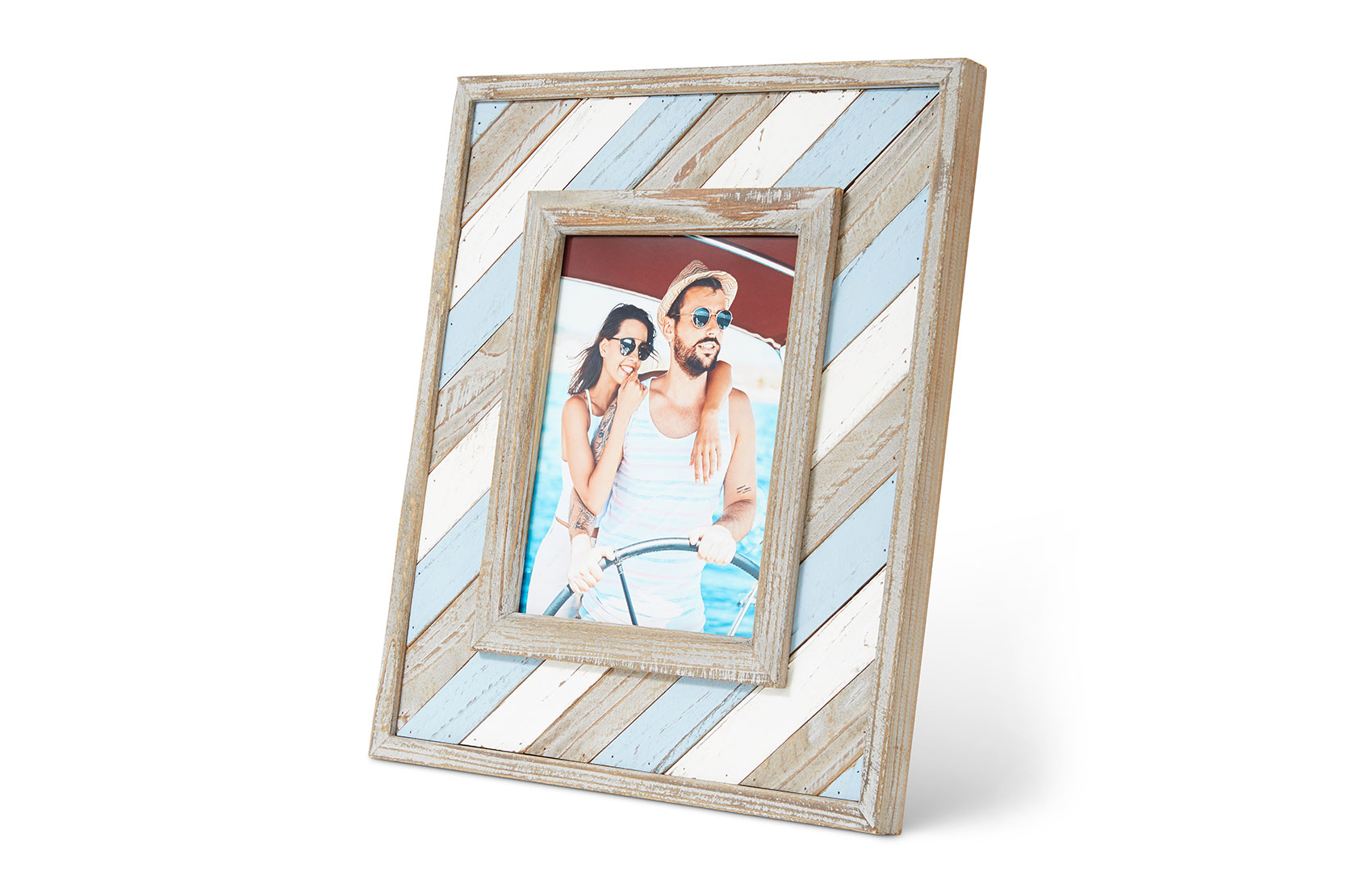 6x8 Diagonal Stripe Frame