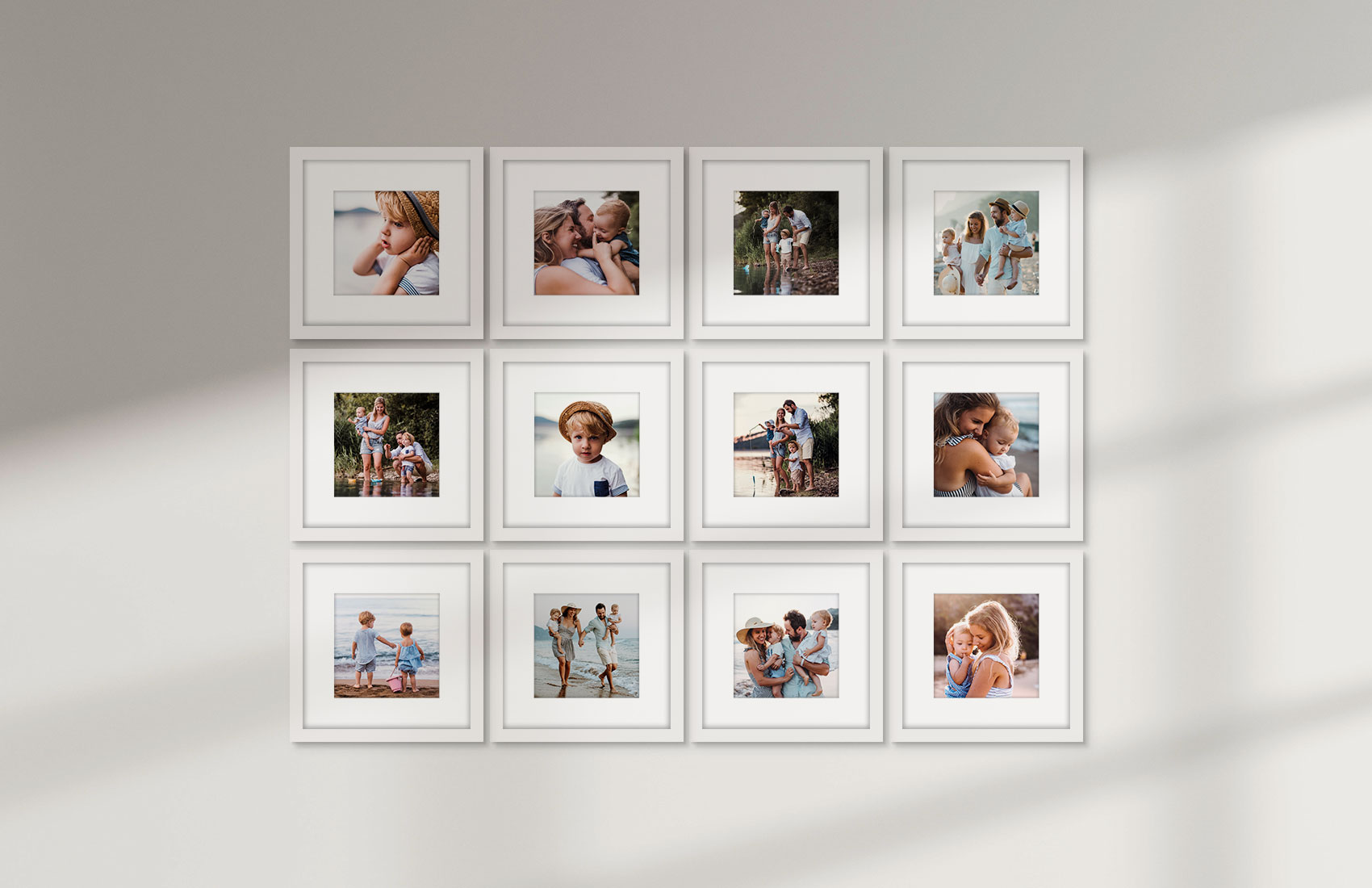 12x12 White - Set of 12