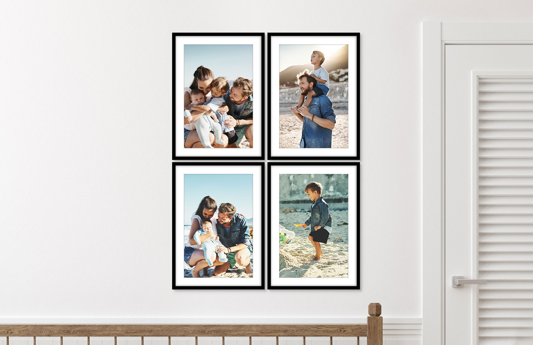 20x30 Black - Set of 4