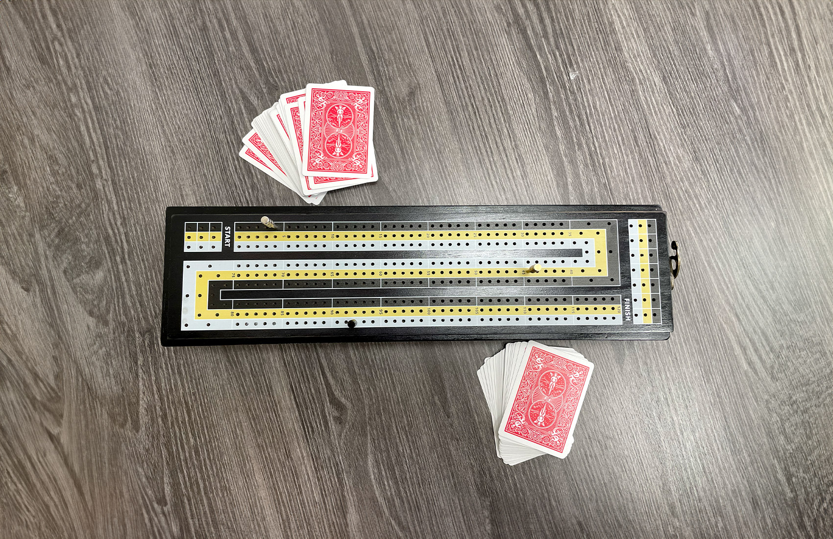 Personalized 4.25 x 14.75" Cribbage Board