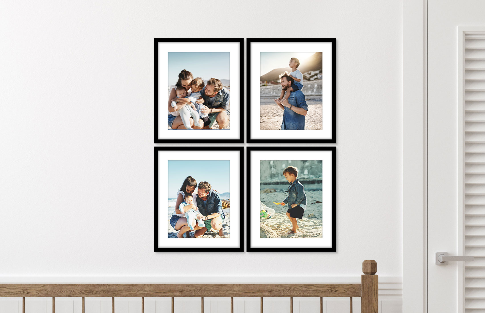 16x20 Black - Set of 4