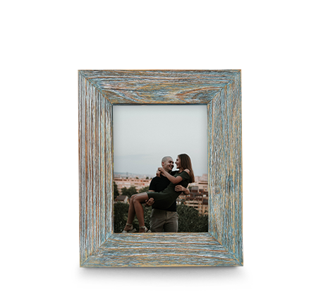 6x8 Green Rustic Frame